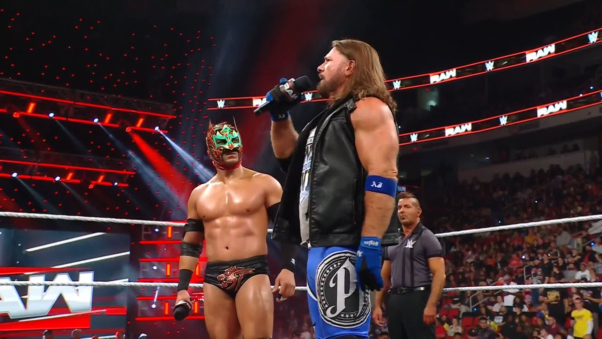 "I GET TO BEAT UP JOHN CENA!" 😂 AJ Styles thanks the WWE Universe for speaking up and helping him get his match against John Cena at Crown Jewel!