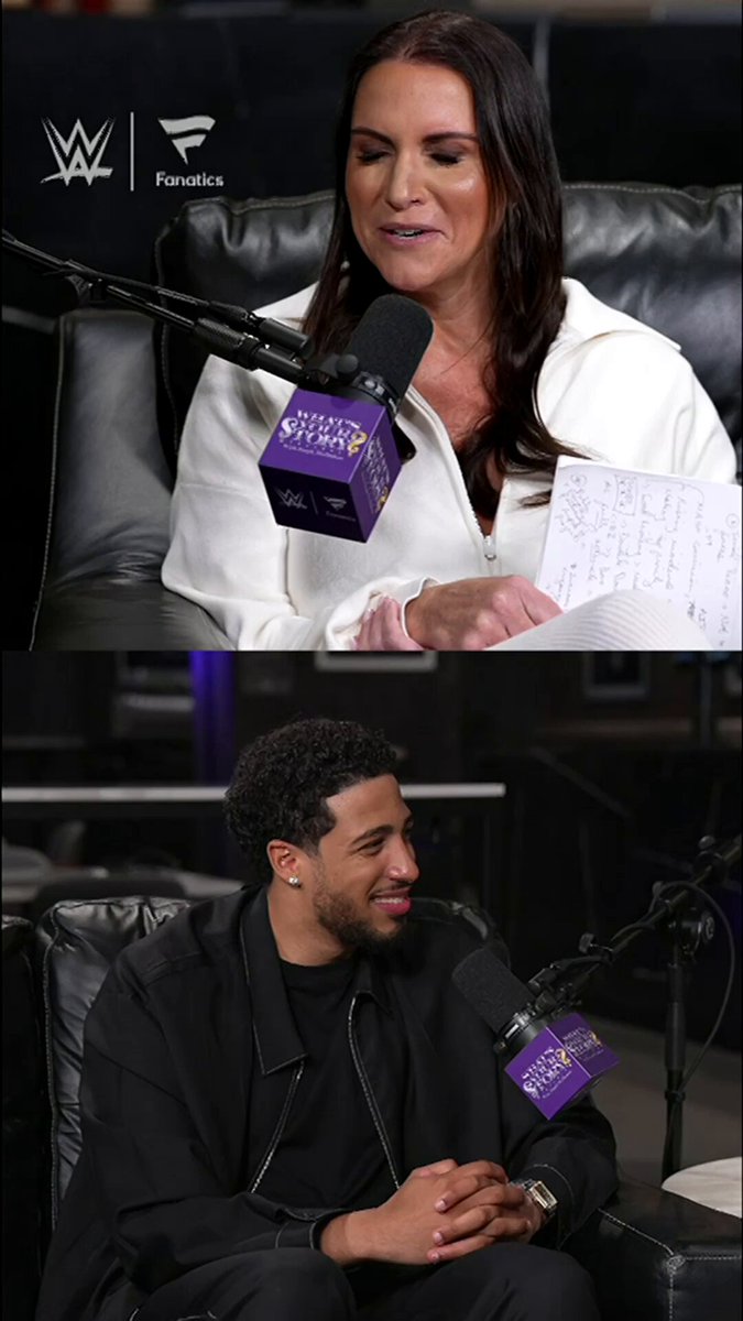 What is Tyrese Haliburton’s favorite storyline? ♛Rey Mysterio❔ Dominik look how cute you were Dom Dom! Hear more on #WhatsYourStory. WWE Fanatics Elyse Dudzinski