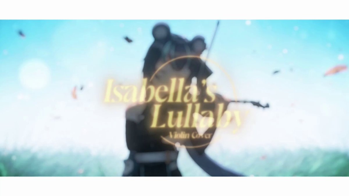 It's unfortunate that The Promised Neverland doesn't have a second season, but at least the first one was a banger You know what else is a banger? Isabella's Lullaby, violin cover premiering this Saturday 🎻💤 ⏰Oct. 4 ✧ 7:30pm PT