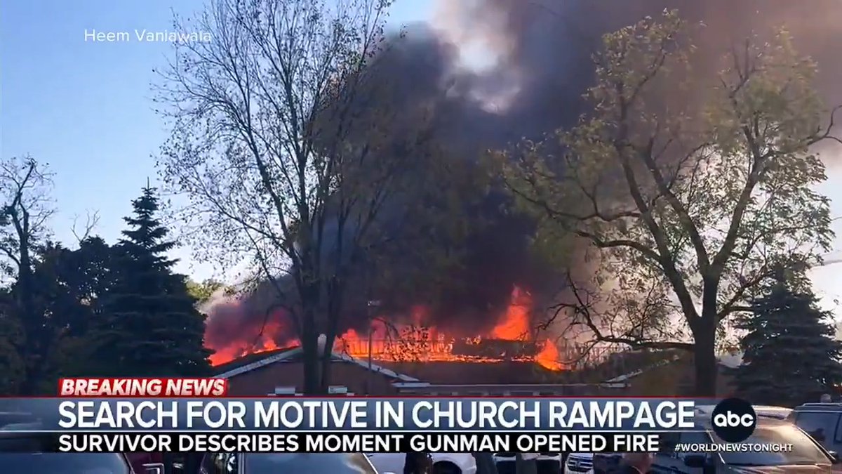 Police are searching for a motive in the deadly mass shooting and arson at a Mormon church in Michigan that killed at least four. Officials say the suspect, who was killed in a shootout with police, was a 40-year-old Iraq War veteran @Perezreports has more
