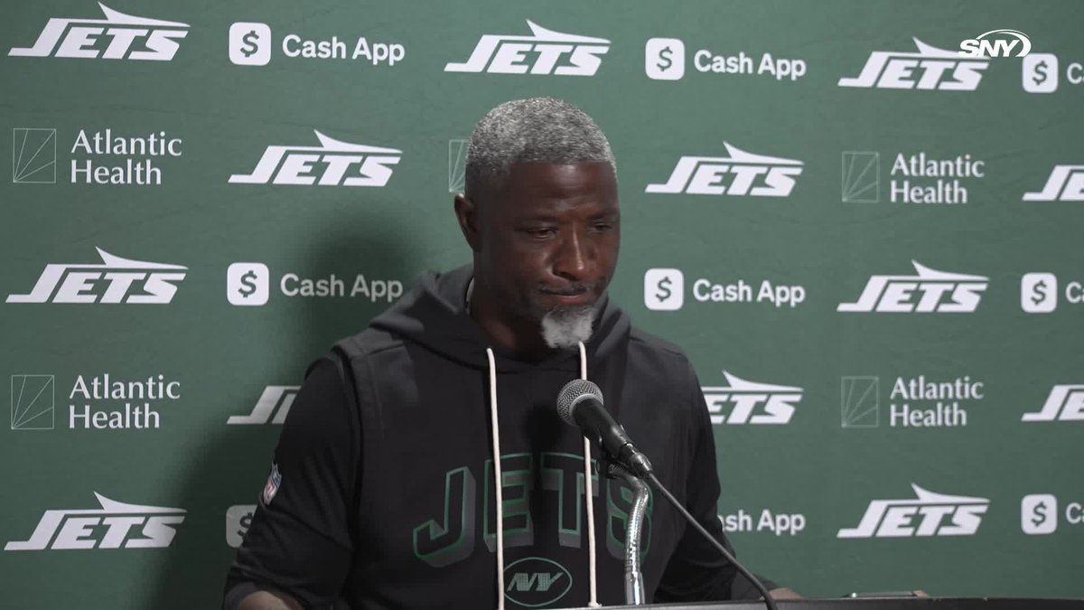 "I think those guys know that this is a totally different deal as far as being 'woe is me'... I'm going to do everything in my power to make sure we don't have that" Aaron Glenn was asked how he avoids a "here we go again" mentality from players in the locker room: