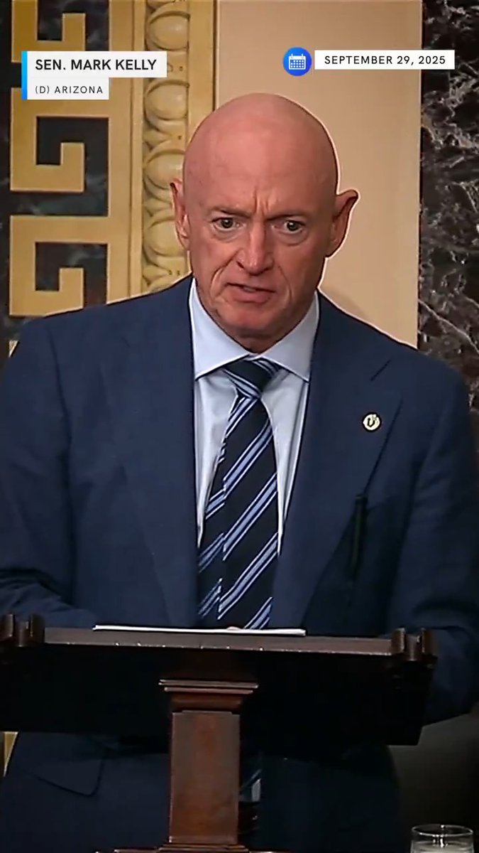 We’re ONE day from a government shutdown because Trump & Republicans would rather let healthcare premiums spike than work with Democrats. There's still time to extend the ACA tax credits & protect families from higher costs while keeping the government open. —Senator Mark Kelly