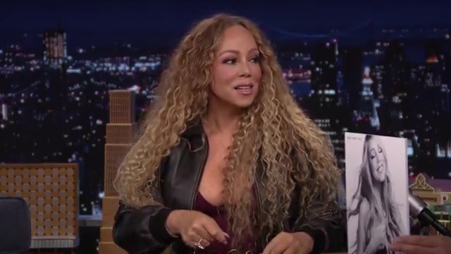 “I wanted people to listen to the whole album and get to “Here For It All”. -Mariah Carey on putting “Here For It All” as the last track off her new album Here For It All! #FallonTonight