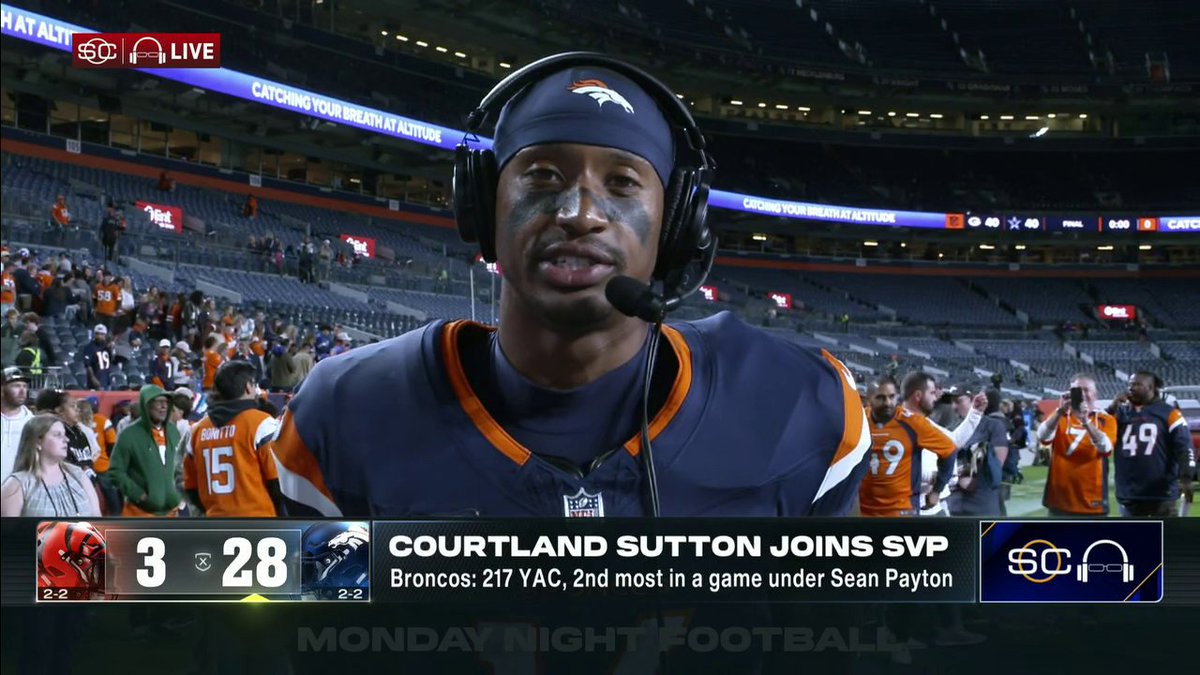 Courtland Sutton is grateful to be a Denver Bronco 💙