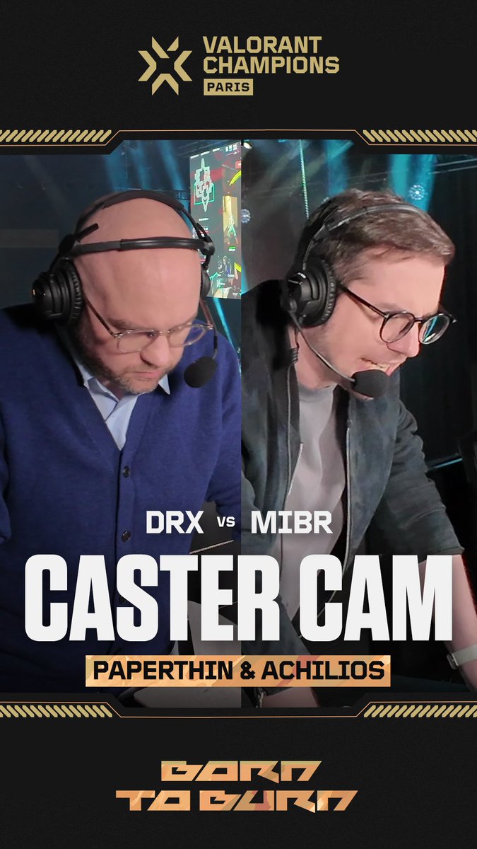 The perfect caster duo to call DRX’s big win over MIBR: Pacific’s Seth King and Clinton 'Paperthin' Bader 🎙️