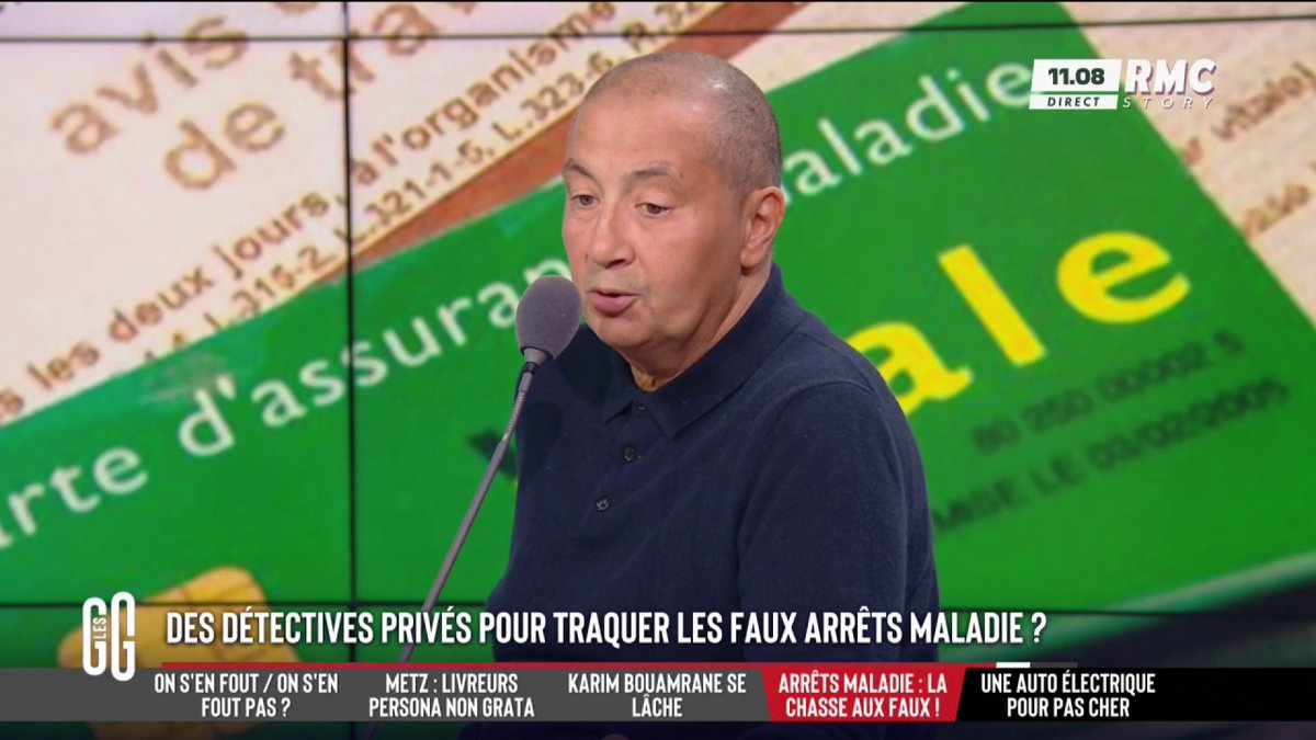 🕵️ De plus en plus de détectives privés pour fliquer les faux arrêts maladie. 🗣️ Le témoignage de Mourad Boudjellal : "Je l'ai fait pour une salariée. Je l'ai licenciée et j'ai perdu aux prud'hommes. J'ai perdu 17 000 €, elle était insolvable." ⬇️ #GGRMC