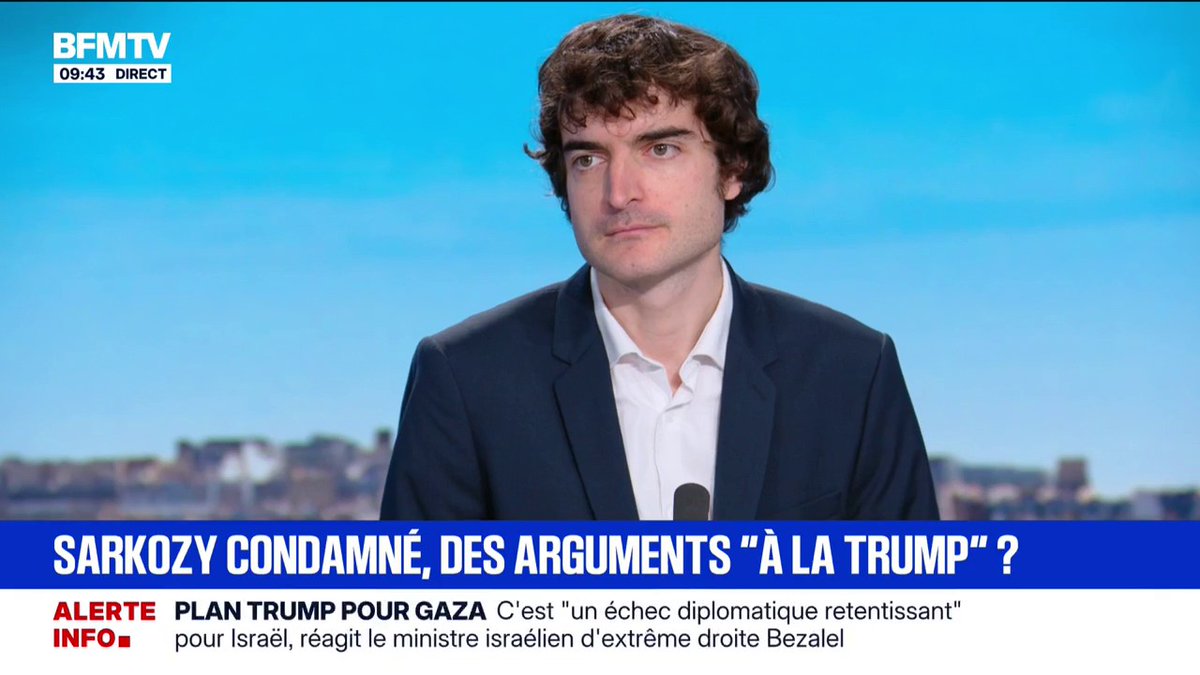 💬 "Un devoir d'exemplarité" ➡️ intervention BFMTV au sujet de la plainte déposée pour le Syndicat national des agents publics de l'Éducation nationale contre Sébastien Lecornu au sujet des révélations concernant le master de droit public.