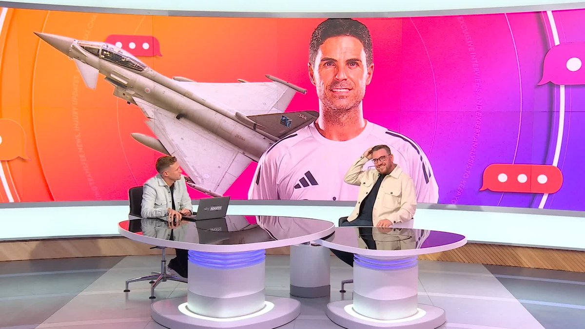 'Do RAF pilots know how to deal with a set-piece?' 💬 Jamie O'Hara's reaction to Mikel Arteta wanting the RAF to help improve communication at Arsenal ✈️