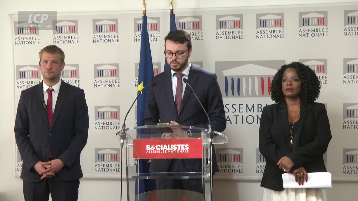 "Nous nous opposons avec le reste de la gauche à l'idée que des membres du Rassemblement national puissent présider les débats de notre Assemblée nationale", déclare Arthur Delaporte (Socialistes). #DirectAN