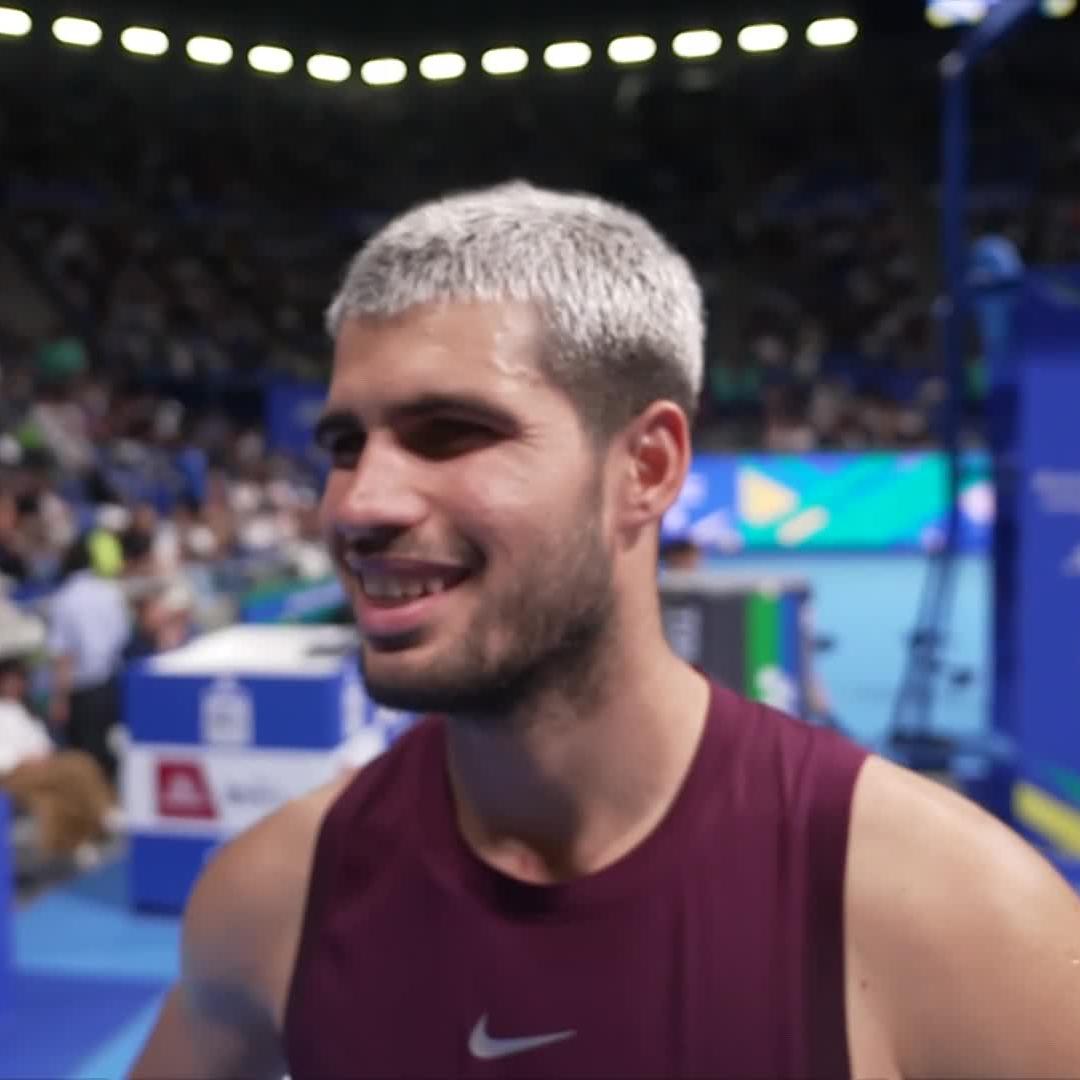 Alcaraz ❤️ Japan "First title here, hopefully not my last one" 😅 Carlos Alcaraz #kinoshitajotennis
