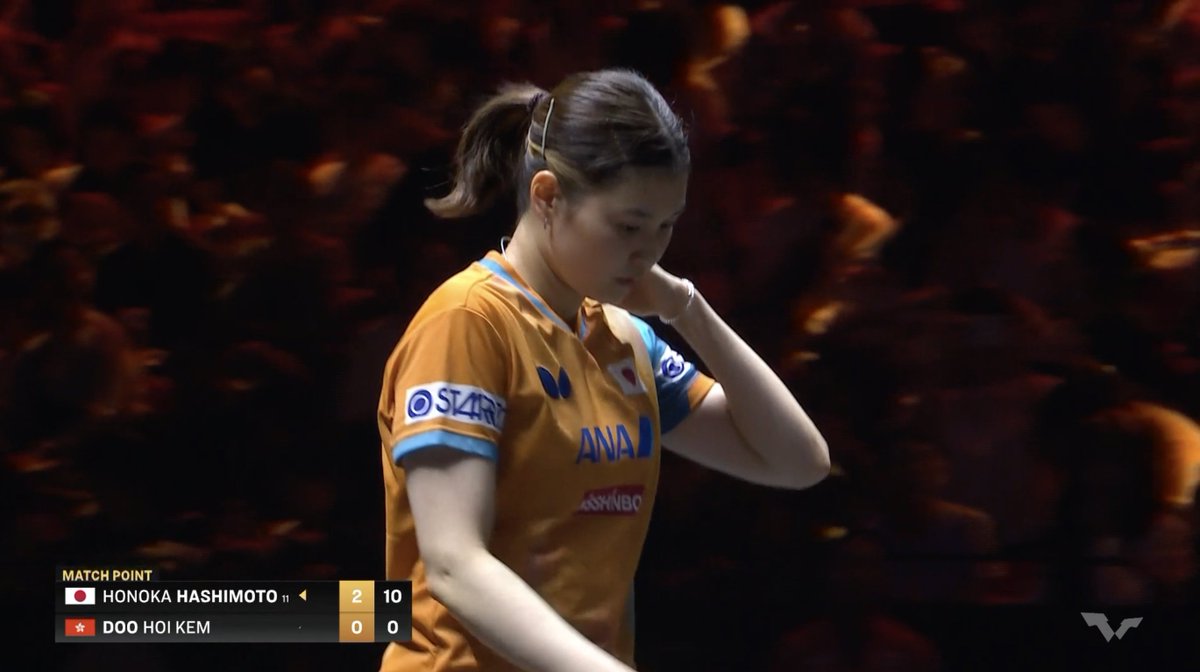 橋本帆乃香が16強入り🔥🙌 香港のエースを相手に合計わずか5失点!!! #チャイナスマッシュ 2025🇨🇳 ■女子シングルス2回戦 🇯🇵#橋本帆乃香 3-0 杜凱栞🇭🇰 11-0/11-4/11-1 試合結果・トーナメント表👉 #卓球 #テレ東