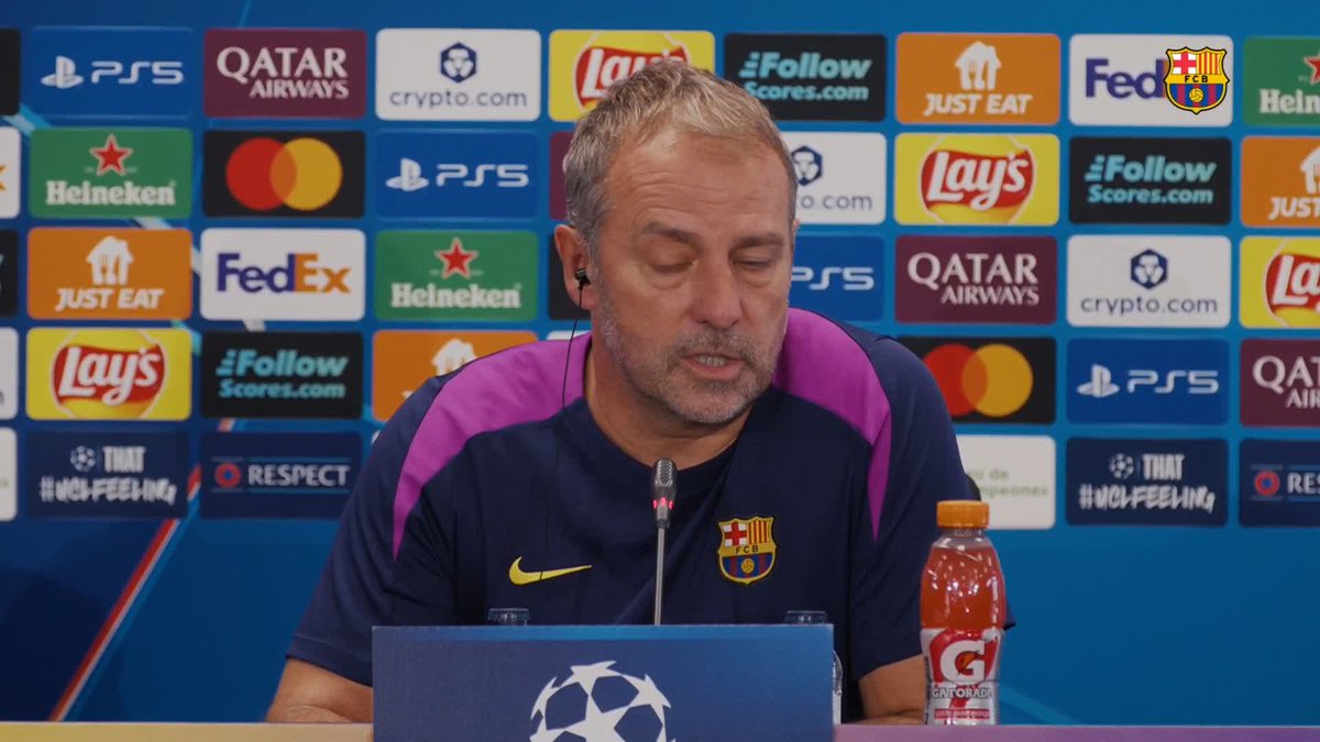 🎙️ Flick: ❝PSG is a fantastic team, and we're looking forward to the match❞ 🔜 #BarçaPSG