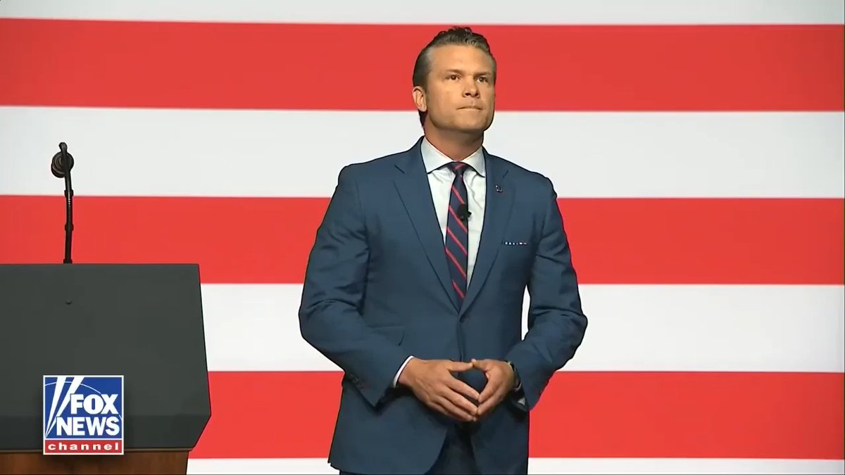 SECRETARY OF WAR HEGSETH: “No more identity months, DEI offices, dudes in dresses." "No more climate change worship, no more division, distraction, or gender delusions." "We are done with that s***.”