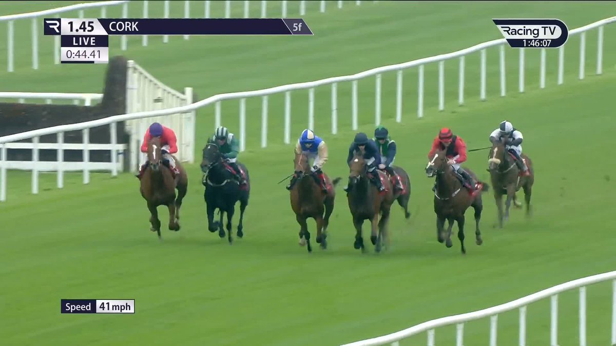 🌪️😘 Third time lucky for Tornado Kiss (Acclamation) who lands the Irish Stallion Farms opener Cork Racecourse for Andrew Slattery ✅