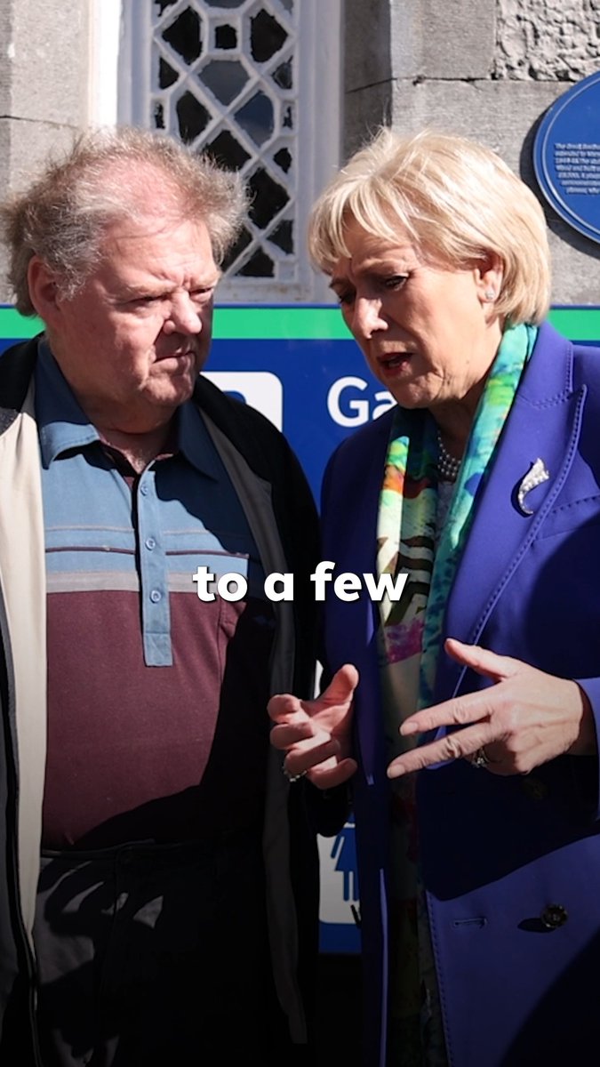 Today, the Companion Pass becomes a reality. This is something I brought forward when I was Minister for Social Protection. It means that anyone over 70 can travel for free on the train or the bus, and they can bring a friend with them for free too!