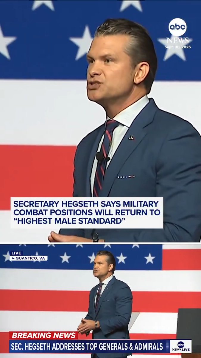 "The era of unacceptable appearance is over." Secretary Pete Hegseth addressed an auditorium packed with several hundred of the nation's most seasoned military commanders summoned last-minute from around the world.