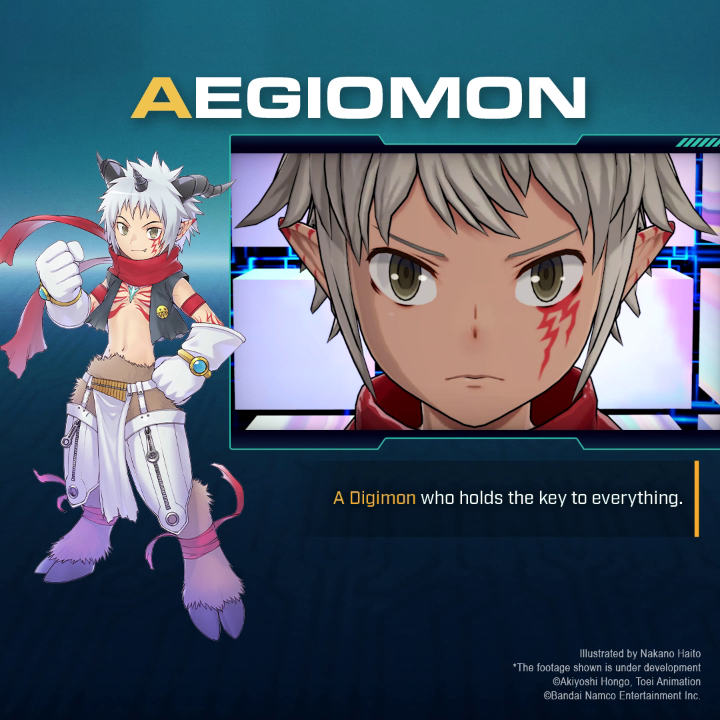 Introducing the characters of Digimon Story Time Stranger releasing on 10/3! Aegiomon #TimeStranger