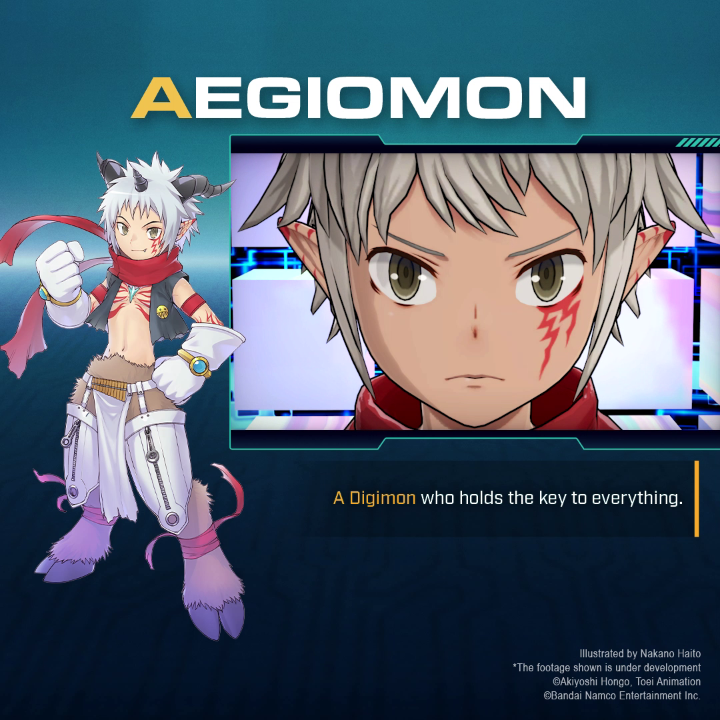 Introducing the characters of Digimon Story Time Stranger releasing on 10/3! Aegiomon #TimeStranger