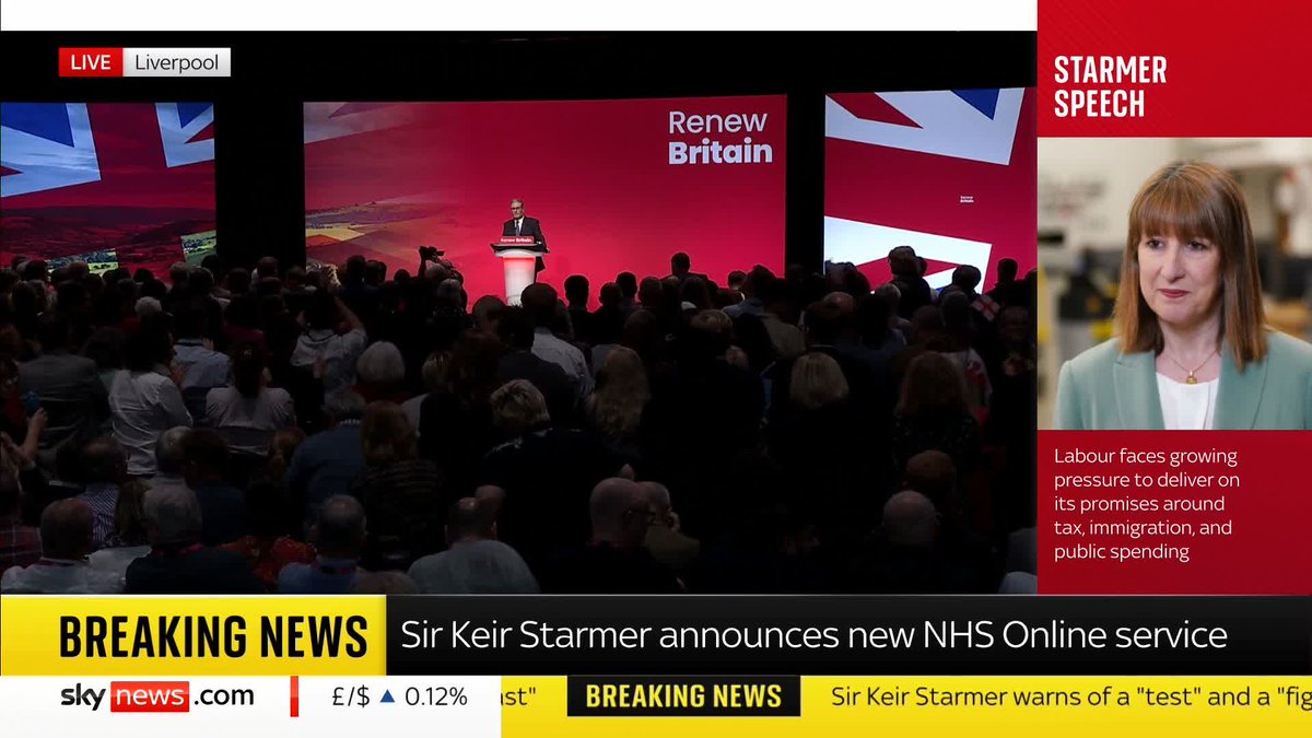 Sir Keir Starmer announces 'NHS Online', a 'completely digital NHS trust', saying he wants people to look back on this as 'the moment we renewed the NHS for a new world'. 📺 Sky 501 and YouTube