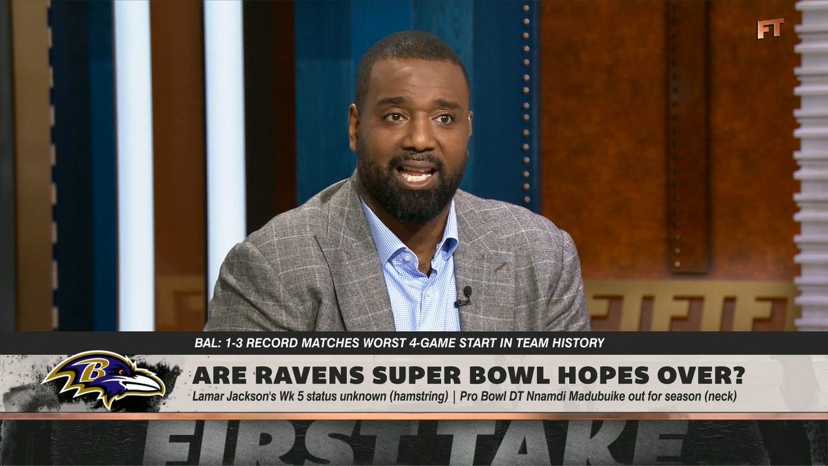 "It's a wrap for the Baltimore Ravens." Chris Canty says the Ravens' Super Bowl hopes are over 👀