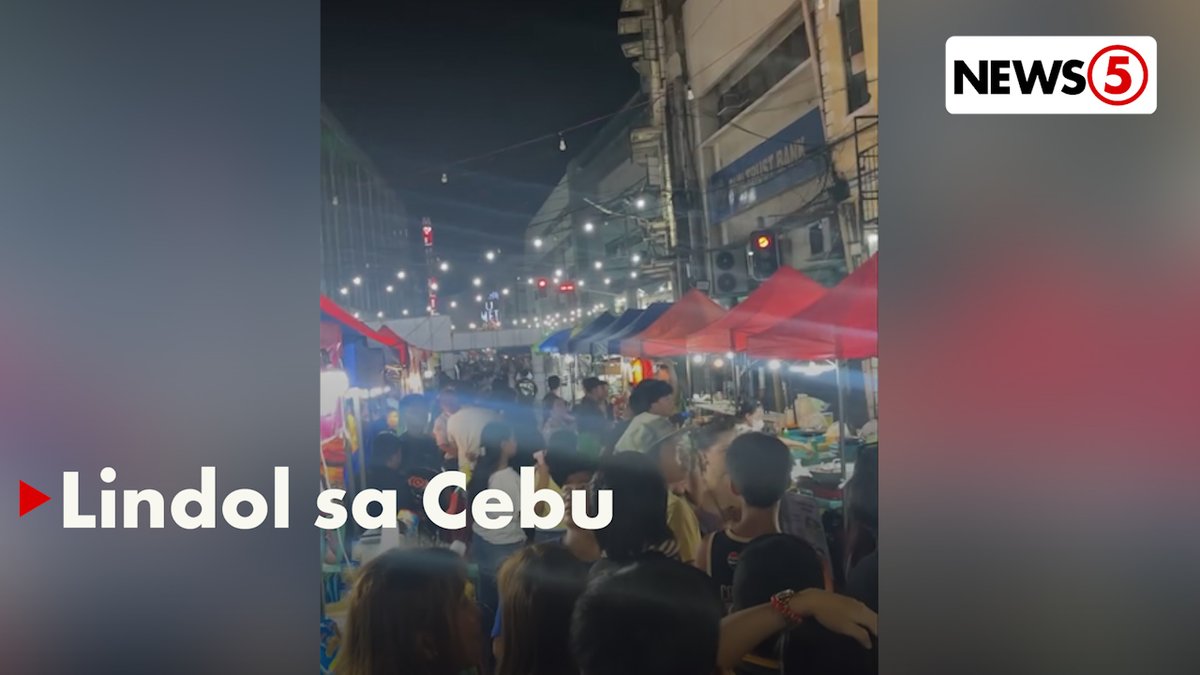 LINDOL SA CEBU Nagulantang ang mga turista at mamimili sa Colon Night Market sa Cebu City kasunod nilang makaranas ng Magnitude 6.7 na lindol ngayong gabi ng Martes, Sept. 30. #EarthquakePH