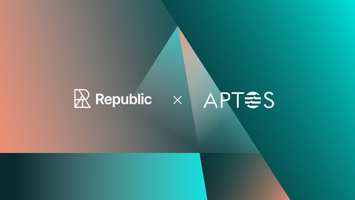 🚨 Republic announces Aptos integration Republic's integration with Aptos opens up new avenues for innovation from tokenized asset products to launchpad access for Aptos builders, wallet support for Aptos-native digital assets, governance and validator synergies, and more.