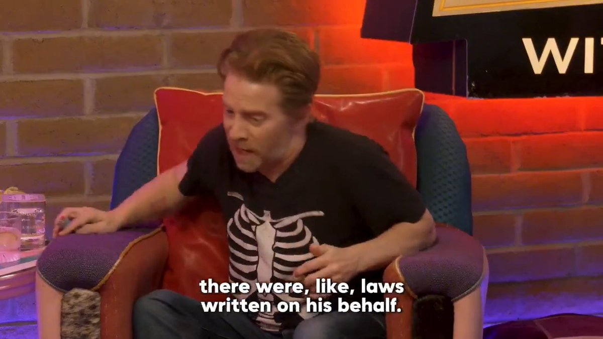 The ever-youthful and talented Seth Green this week at Club Random with Bill Maher!