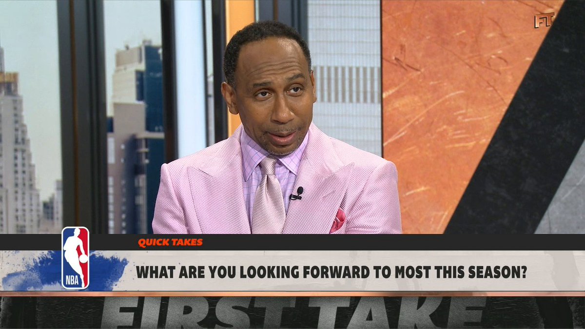 "The New York Knicks are going to the NBA Finals." Stephen A Smith on what he's most looking forward to this NBA season 👀