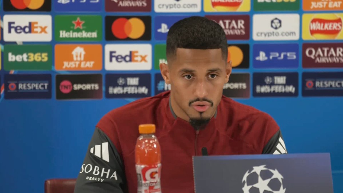 "We want to win the Champions League." 🤩 William Saliba believes the Arsenal squad is strong enough to win the competition this season.
