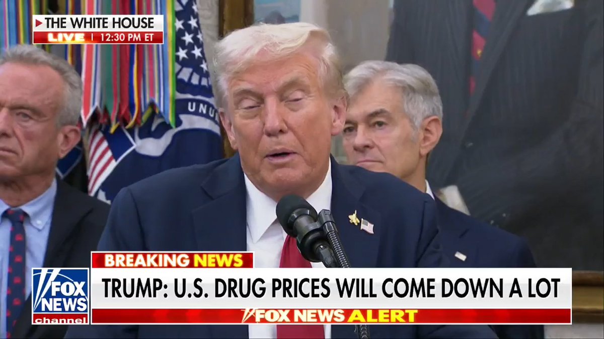 "Obamacare is a failure." President Trump rips Obamacare and announces a major Pfizer deal he says will finally bring down U.S. prescription drug costs.