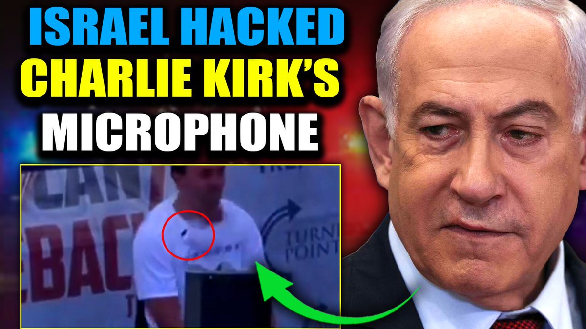 Netanyahu Had Foreknowledge of Charlie Kirk Assassination: 'Lapel Mics Hacked To Explode' Benjamin Netanyahu didn't just predict 9/11 - he mapped it out in detail five years before it happened. And now, the same chilling pattern emerges with the Charlie Kirk assassination. Years ago, Netanyahu warned America that with a single click, this nation could be brought to its knees. As Netanyahu put it, every system can be hacked to explode and serve Israel's political ends... even something as small as a lapel microphone.