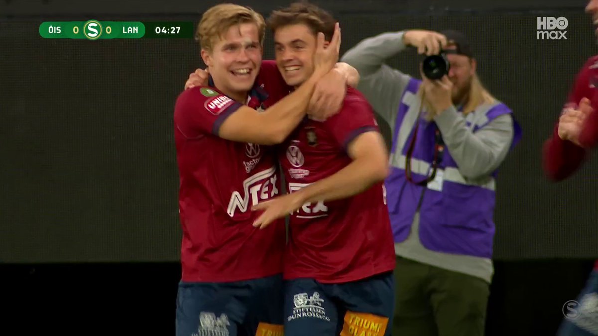 Örgryte blixtstartar matchen mot Landskrona BoIS och tar ledningen via Noah Christoffersson! ⚡️ 📲 Se matchen på HBO Max