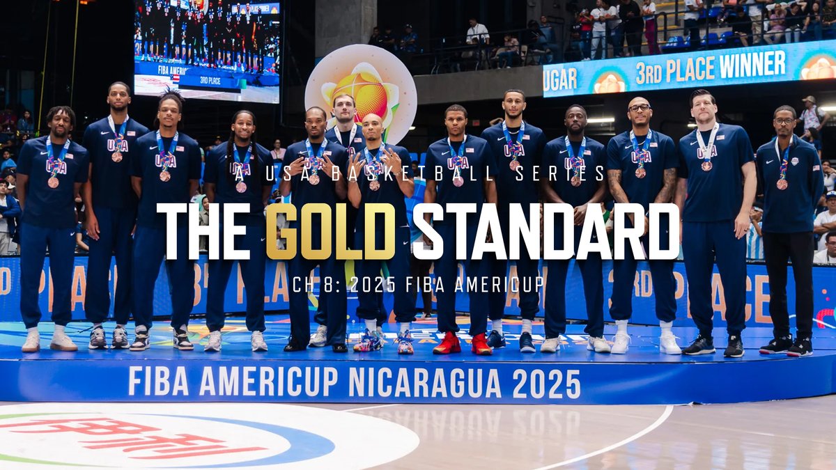 Embrace the challenge, band together & figure out a way to win. Watch the 🇺🇸 #TheGoldStandard Ch. 8: 2025 FIBA AmeriCup in full: Presented by Microsoft