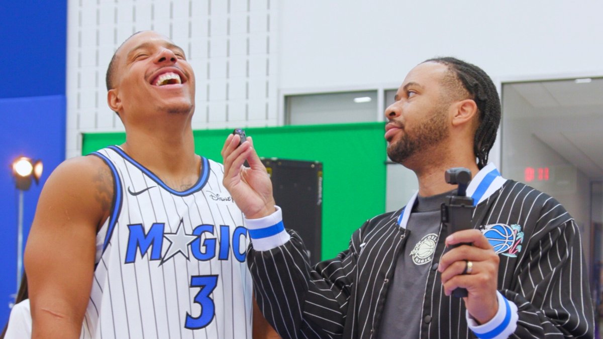 I CAN'T BELIEVE THEY LET ME ASK THESE QUESTIONS Full Orlando Magic Media Day Interviews below