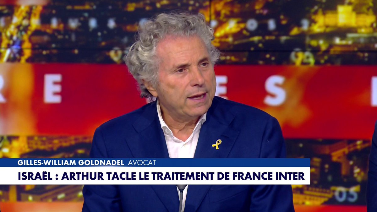 «Deux ans de mensonge, c’est quand même beaucoup pour une seule radio», s’est indigné Gilles-William Goldnadel, revenant sur le traitement de la situation à Gaza par France Inter, sur le plateau de #HDPros2