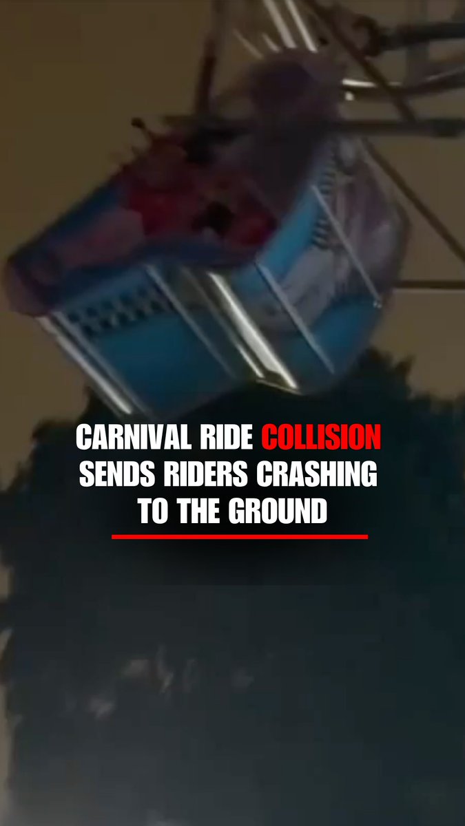 WATCH: Terrifying video shows a carnival ride in Los Angeles malfunction and crash during a high school event, trapping dozens before firefighters rescued them.