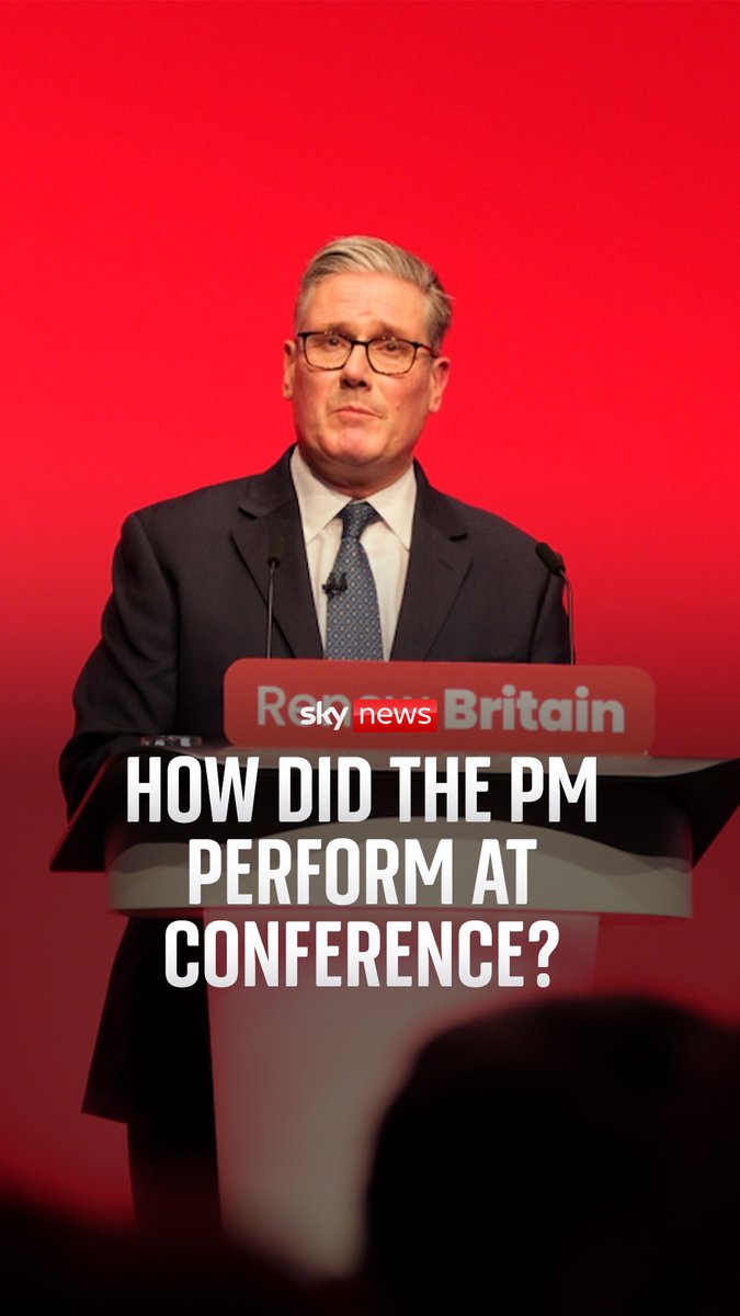 The prime minister delivered his keynote speech at the Labour conference. But how did he perform, and will it help him to turn the corner? Sky's Beth Rigby explains ⬇️ Latest: