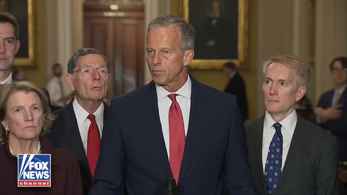 Senate Majority Leader John Thune on "totally avoidable" government shutdown: "I'm hoping there are Democrats out there who are reasonable and understand what's at stake here."