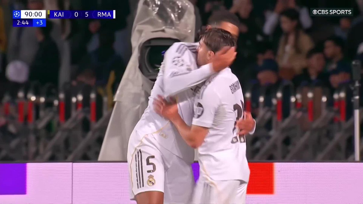Brahim Díaz seals an emphatic win in Kazakhstan with Real Madrid’s fifth of the night 💪