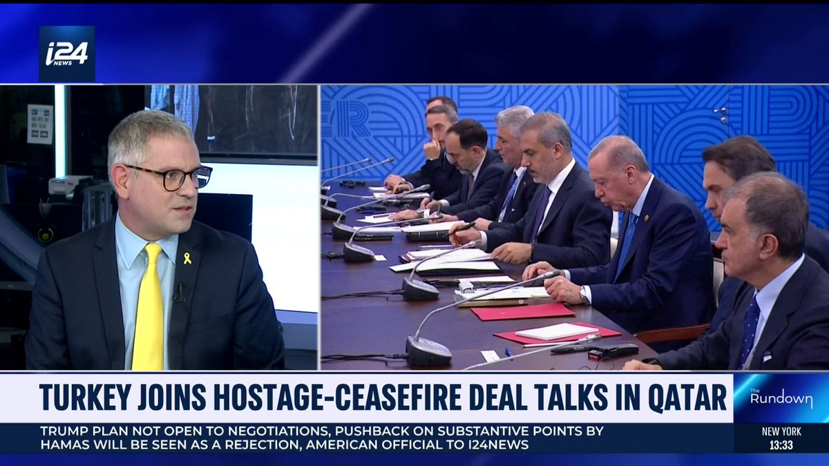 “At last week’s UN meeting, Turkish President Erdoğan sat at the head of the table with Arab and Muslim leaders, with Turkish media portraying him as a leader of the Muslim states," Hay Eytan Cohen Yanarocak - חי איתן כהן ינרוג׳ק on The Rundown with Nicole Zedeck