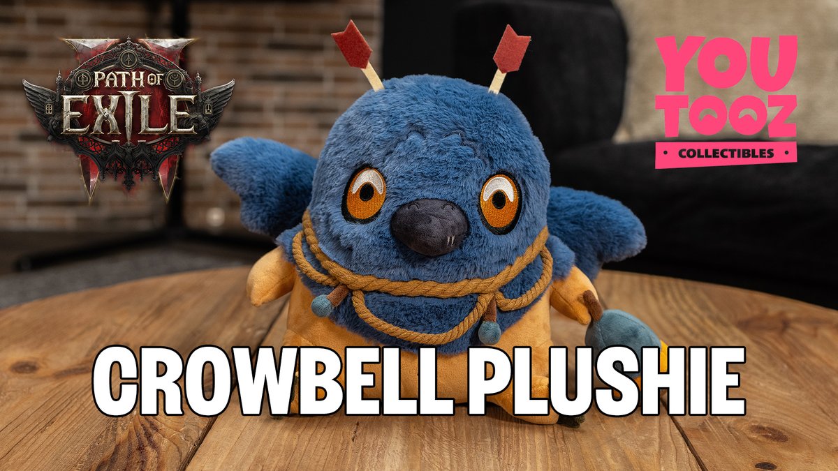 We’re excited to introduce the limited edition Baby Crowbell Plushie, created in collaboration with youtooz! Pre-order is available now, so make sure you get yours before it ends!