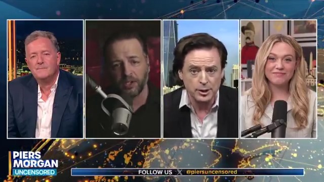 “Dude, hit the other cheek - I can take it!" Andrew Wilson and John Fugelsang clash over right-wing Christianity's attitudes towards immigrants. Watch more 👇 📺 Piers Morgan | John Fugelsang | Andrew Wilson