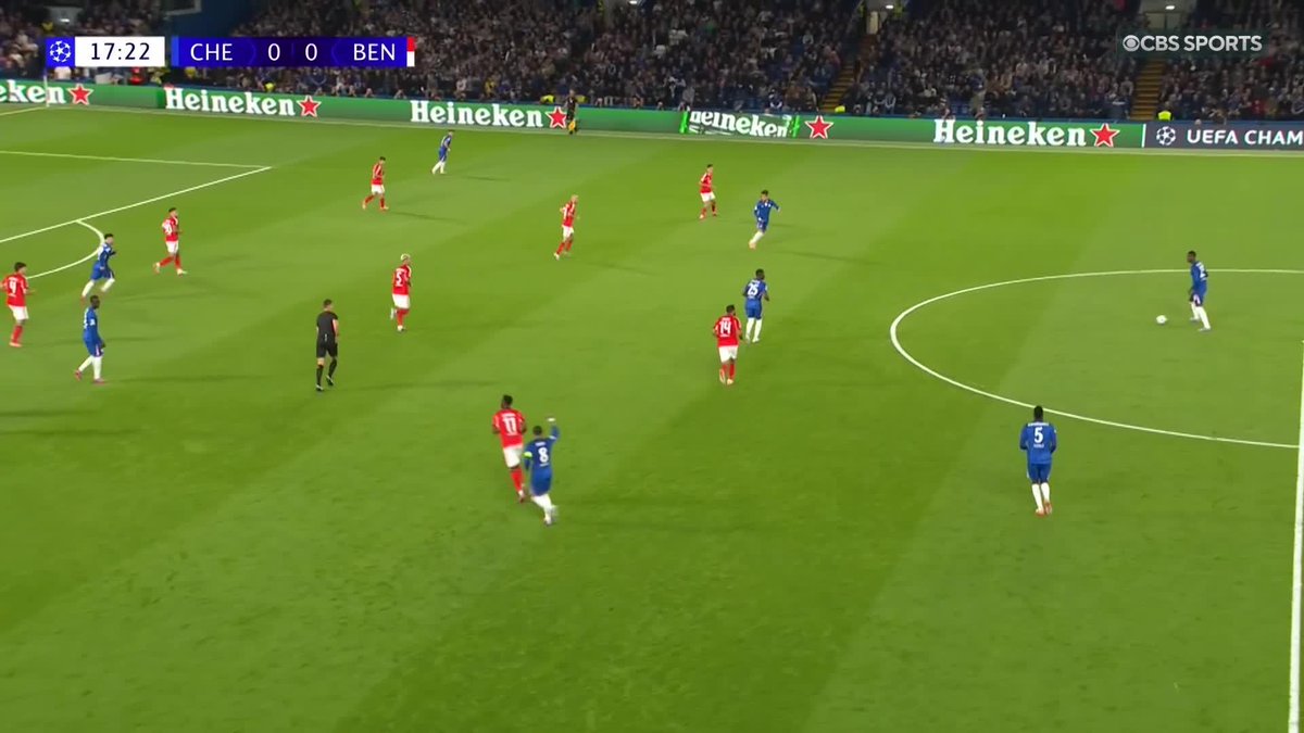 Richard Ríos puts it into his own net to hand Chelsea the opener 😅