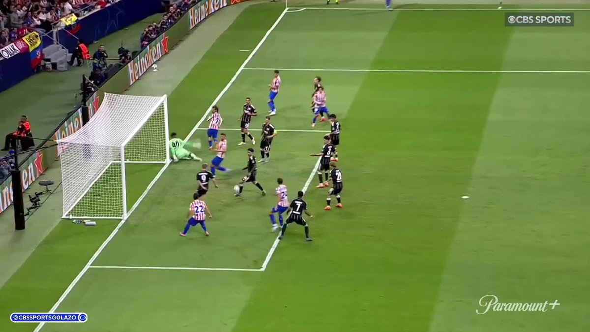 Robin Le Normand doubles the lead for Atlético Madrid from close range! 🎯⚽