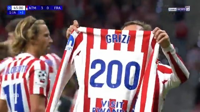 ⚽️🔝 الهدف رقم 200 لأنطوان غريزمان بقميص أتليتيكو مدريد #دوري_أبطال_أوروبا #UCL