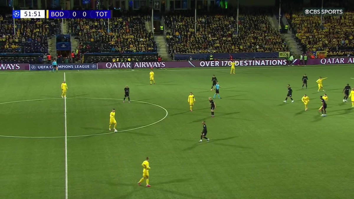 Jens Petter Hauge, what a finish 🔥🇳🇴 Bodø/Glimt take the lead 🆚 Tottenham