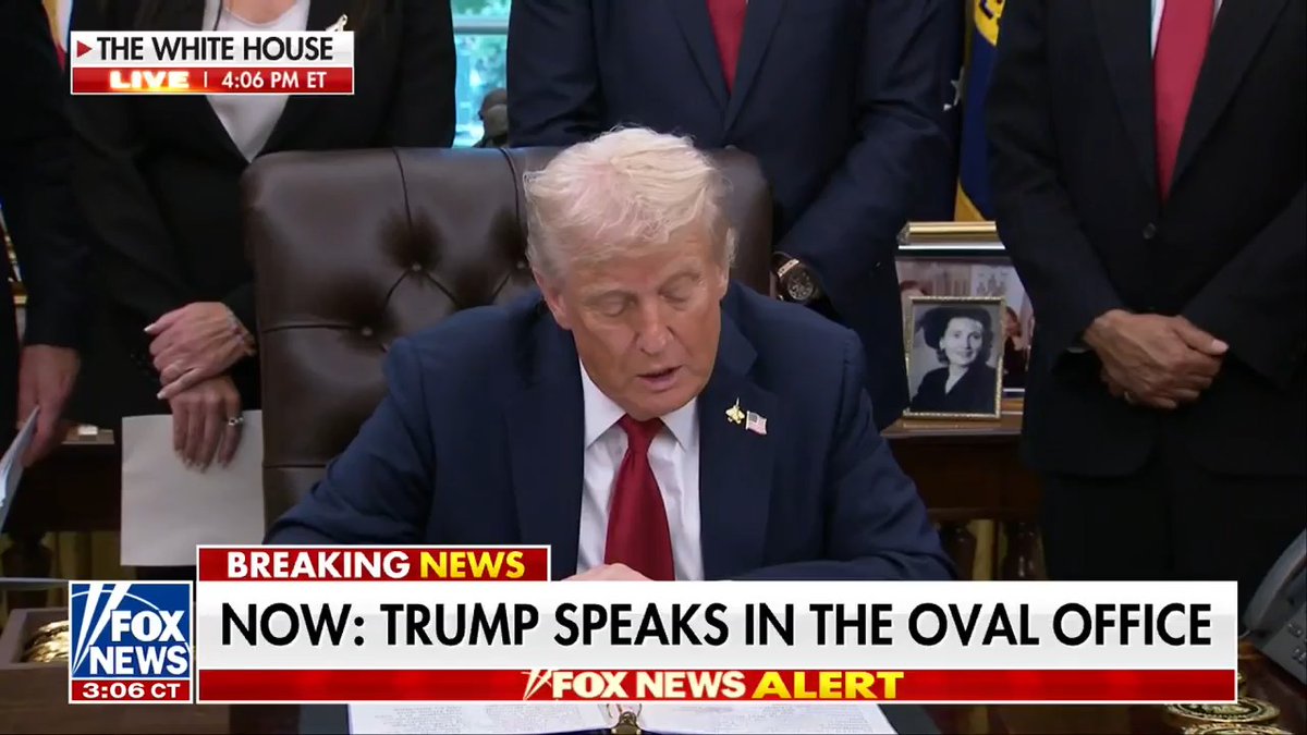 BREAKING: President Trump will sign an executive order to use artificial intelligence to "supercharge" childhood cancer research.