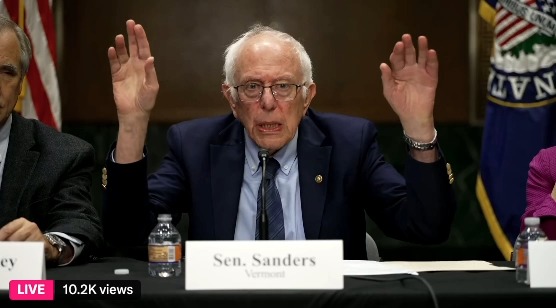 Senator Sanders: Under Trump's budget bill, 15 million people on Medicaid and the ACA will be thrown off health care. Up to 50,000 Americans a year will die because they can't go to the doctor. Very shortly, you will receive notices from your insurance companies that your insurance premiums are going up, on average, 75%. On top of that, you have an HHS secretary trying to undermine vaccine protocol.