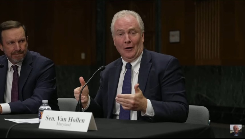 Senator Van Hollen: We are for a proposal that keeps the government open. But we don't want to give Donald Trump a blank check. We are not willing to do that because we have seen the lawless actions he has taken
