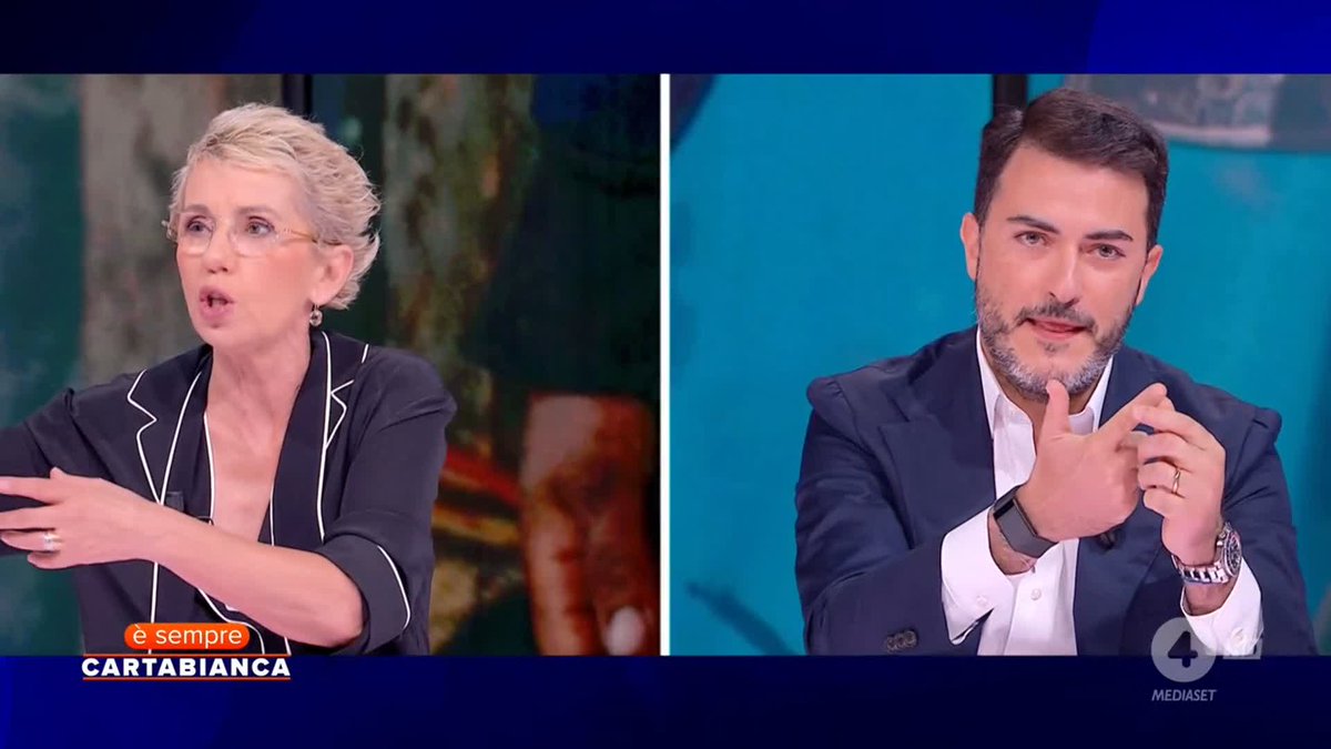 "C'è una guerra che non si ferma perchè chi l'ha iniziata non è disposto ad accettare come vicino lo Stato di Israele, popolato dagli ebrei che vogliono eliminare" Antonino Monteleone a #ÈsempreCartabianca